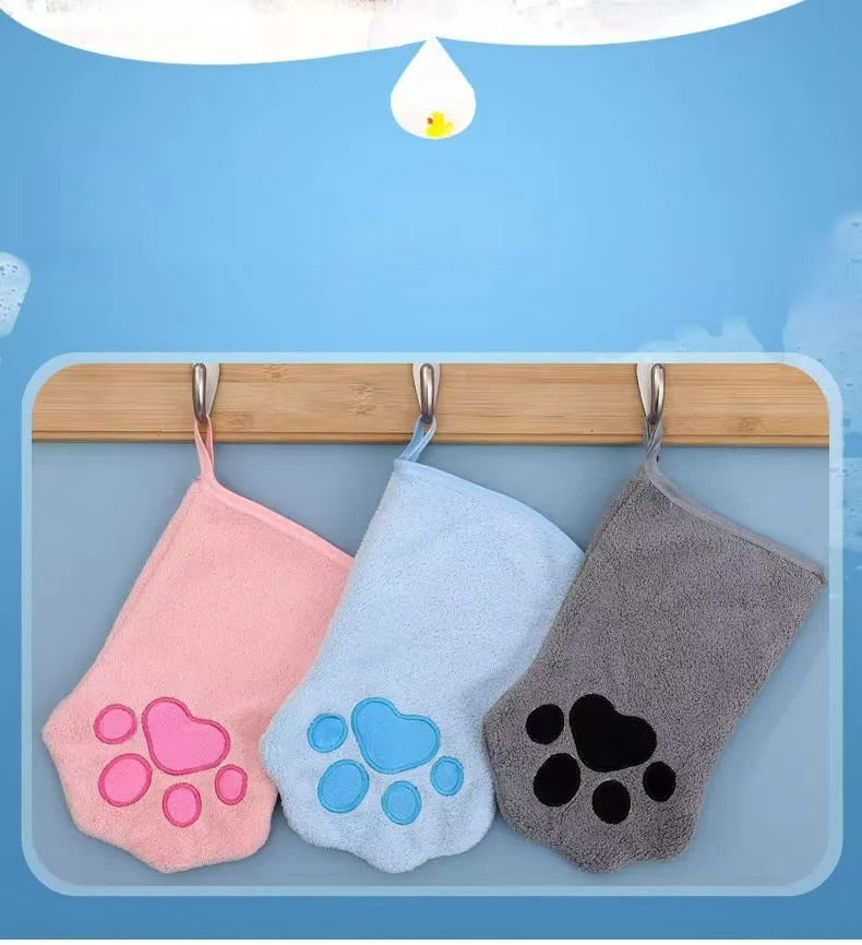 Wet Pet Grooming Fun Bath Glove