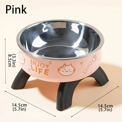Elevate Cute Design Cat Bowl