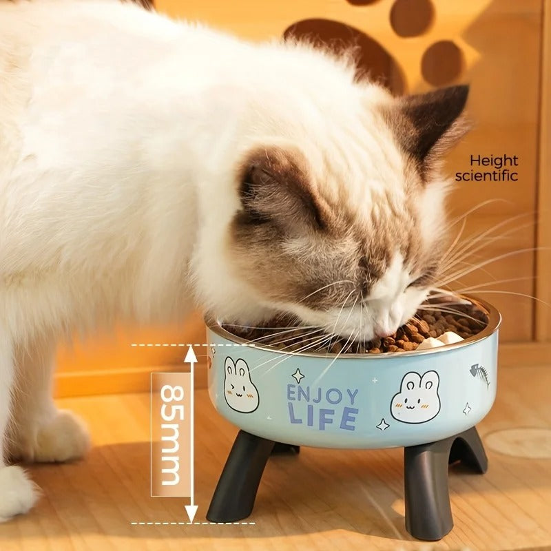 Elevate Cute Design Cat Bowl