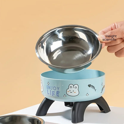 Elevate Cute Design Cat Bowl